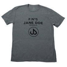 Load image into Gallery viewer, Jane Doe Formula No 5 Heather Grey T-Shirt