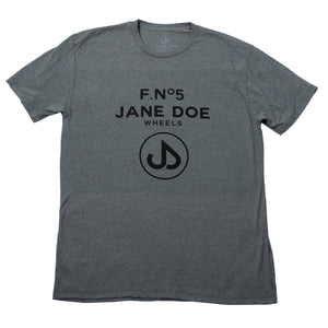 Jane Doe Formula No 5 Heather Grey T-Shirt