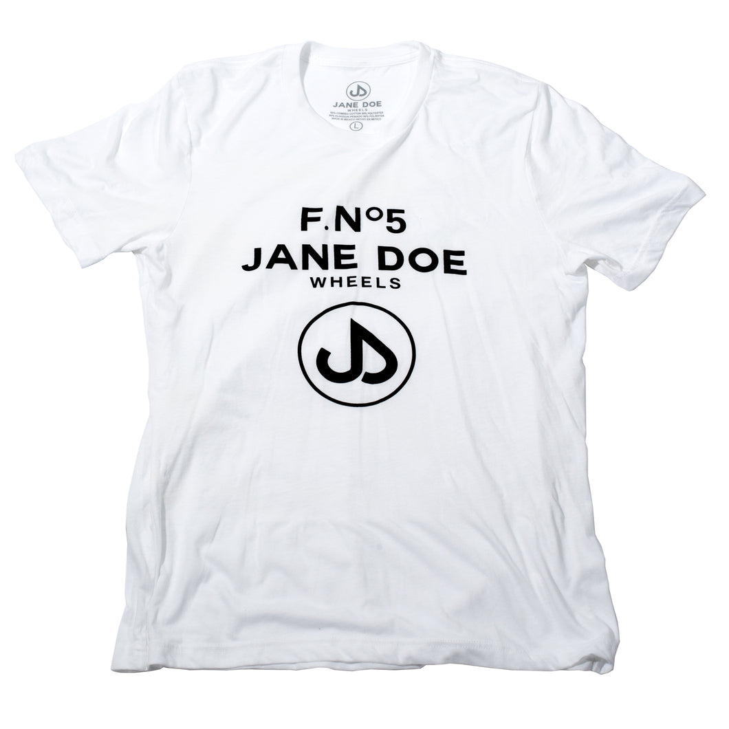Jane Doe Formula No 5 White T-Shirt