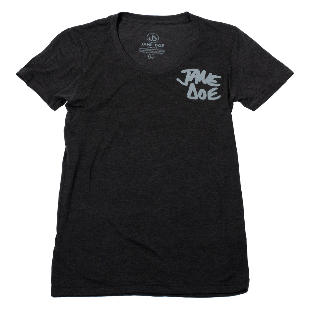 Jane Doe Script Logo (Ladies) T-Shirt
